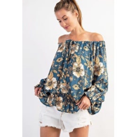 easel Tops - 🦋🦋🦋EASEL off the shoulder blouse 🦋🦋🦋
